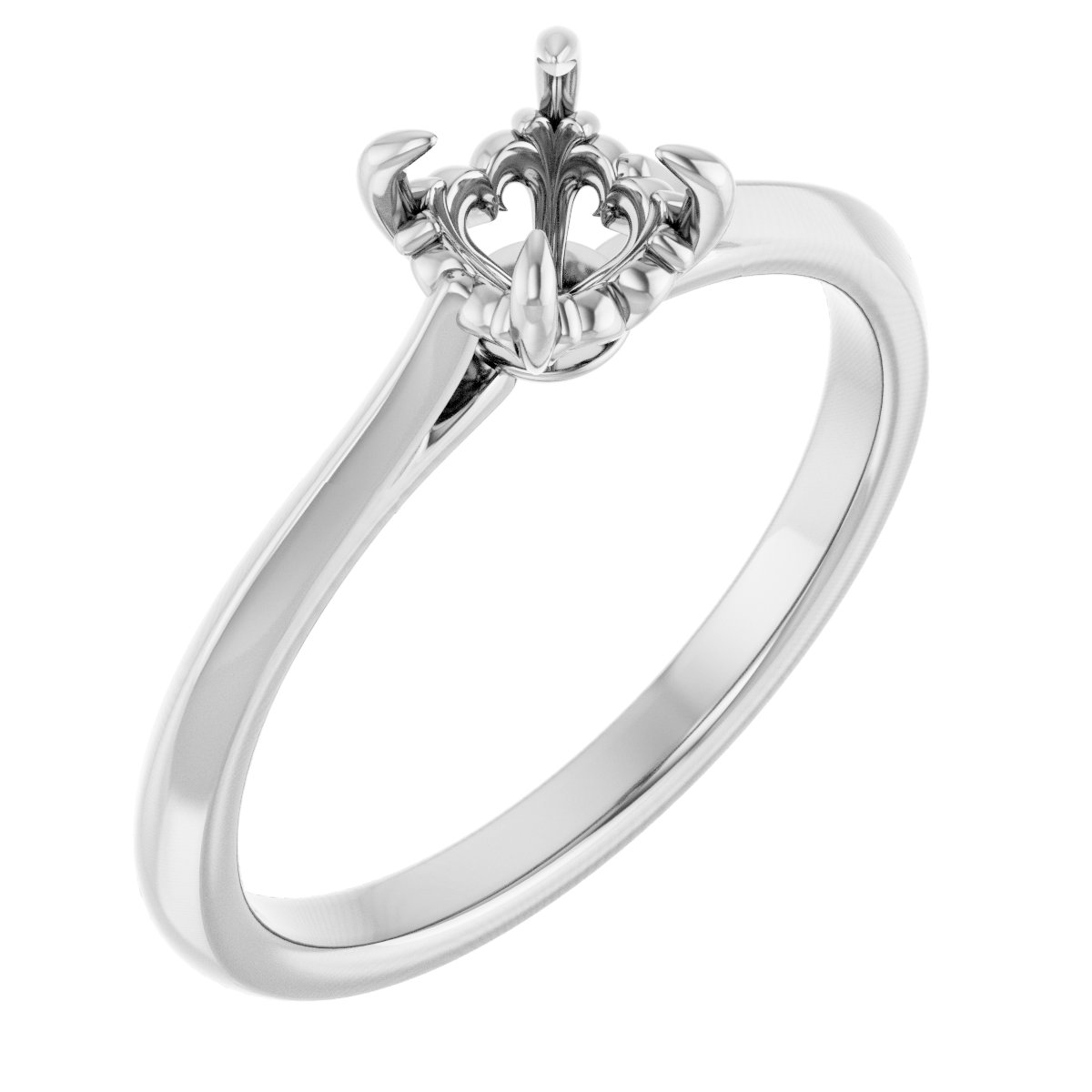 Solitaire Engagement Ring or Band
