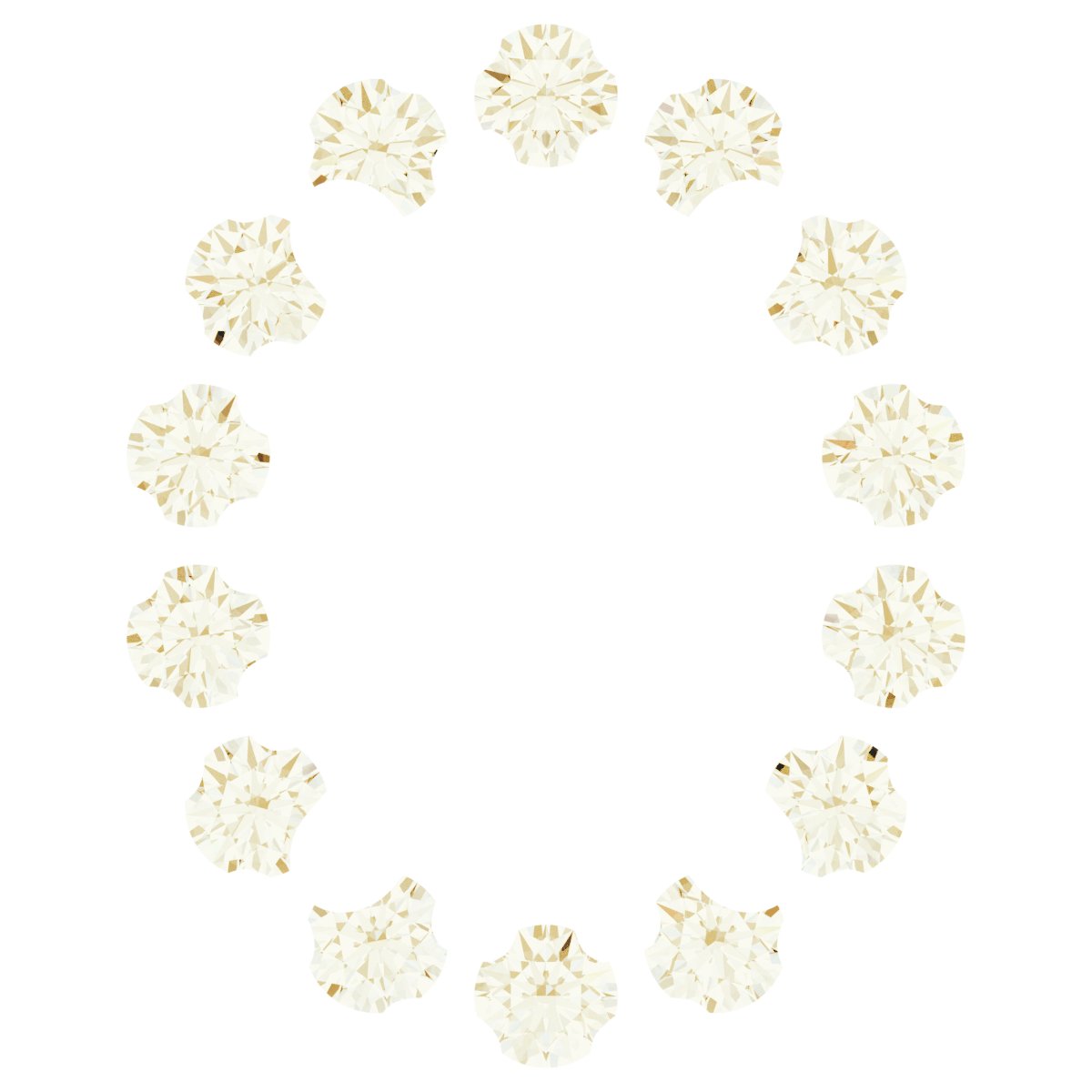14K Yellow 7.5x5.5 mm Oval 1/5 CTW Lab-Grown Diamond Semi