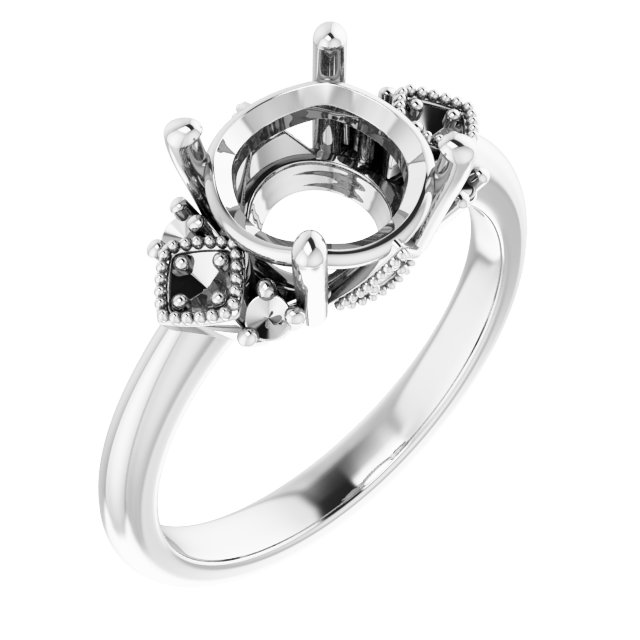 Accented Engagement Ring