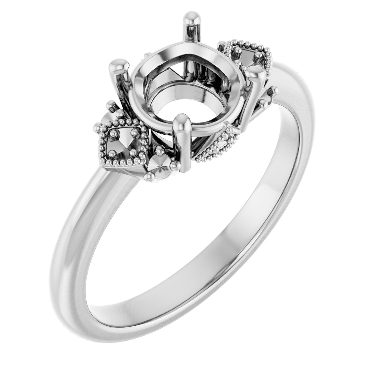 Accented Engagement Ring