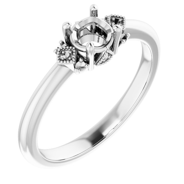 Accented Engagement Ring