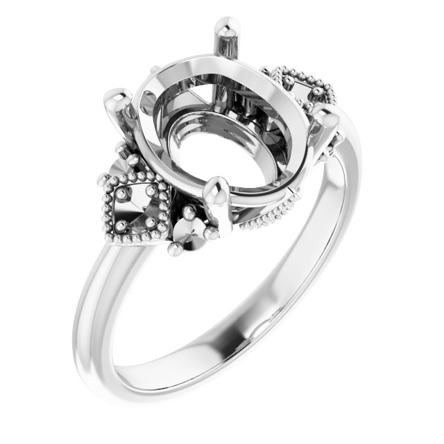 Accented Engagement Ring