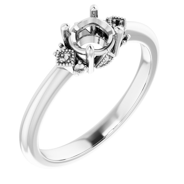 Accented Engagement Ring