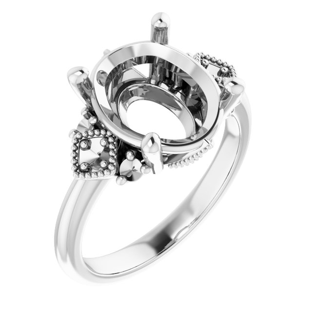 Accented Engagement Ring