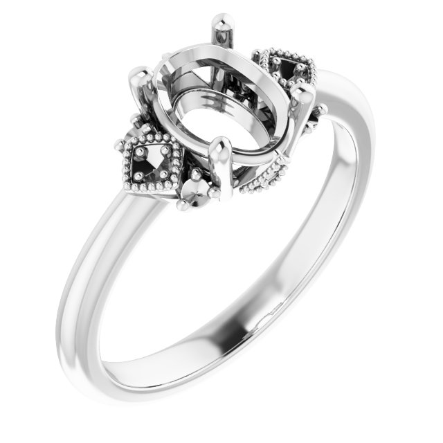 Accented Engagement Ring