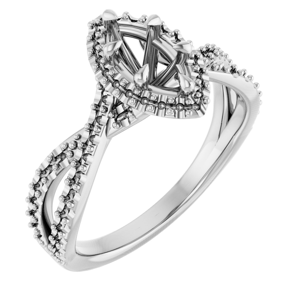 14k White Gold