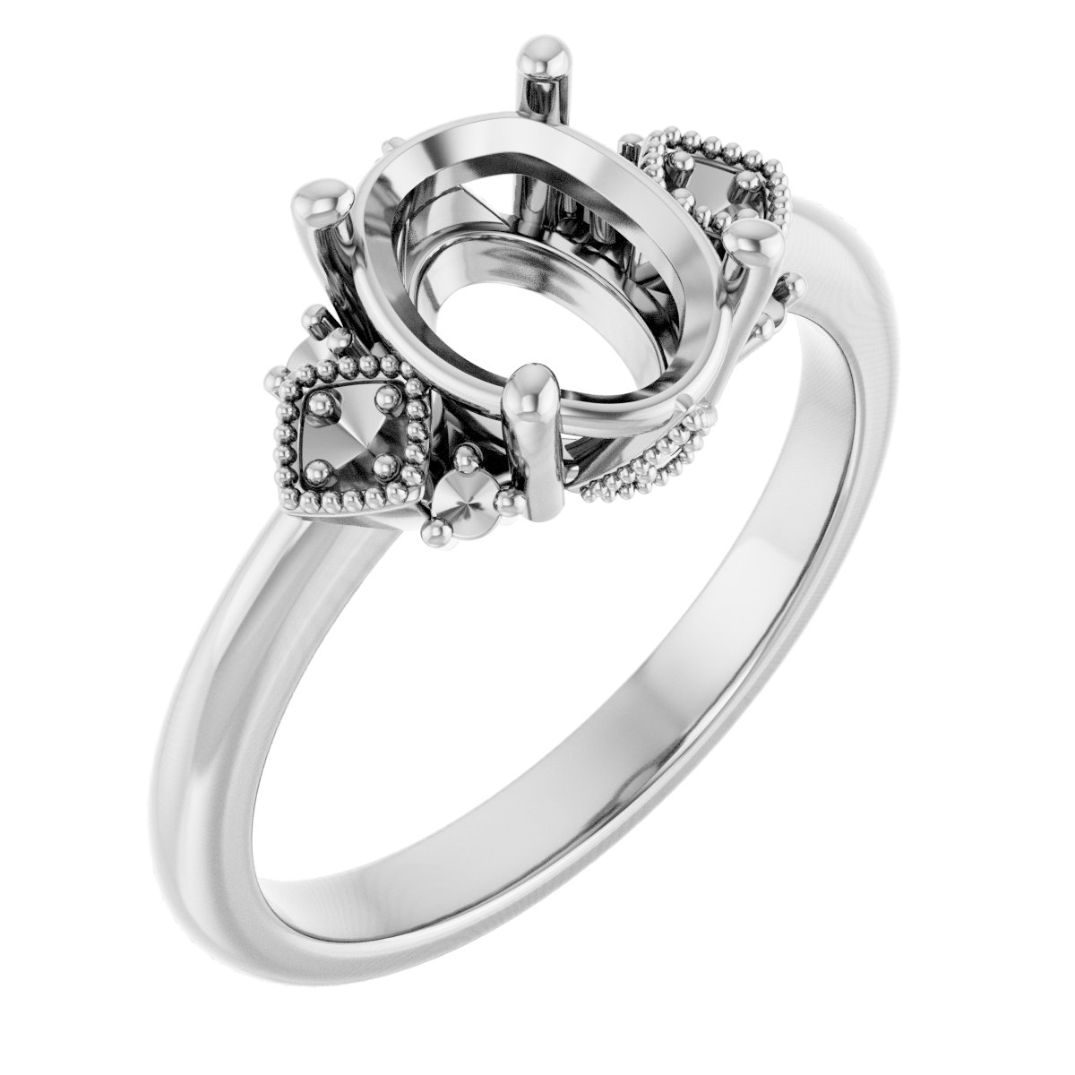 Accented Engagement Ring
