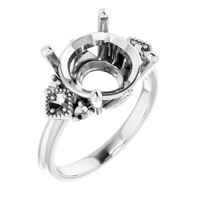 Accented Engagement Ring
