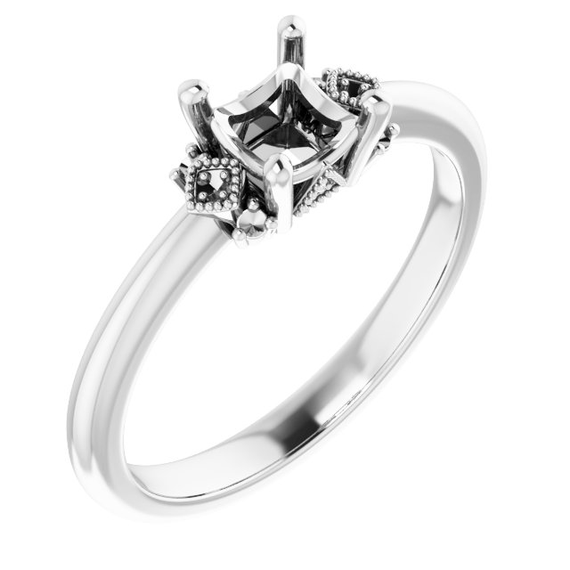 Accented Engagement Ring
