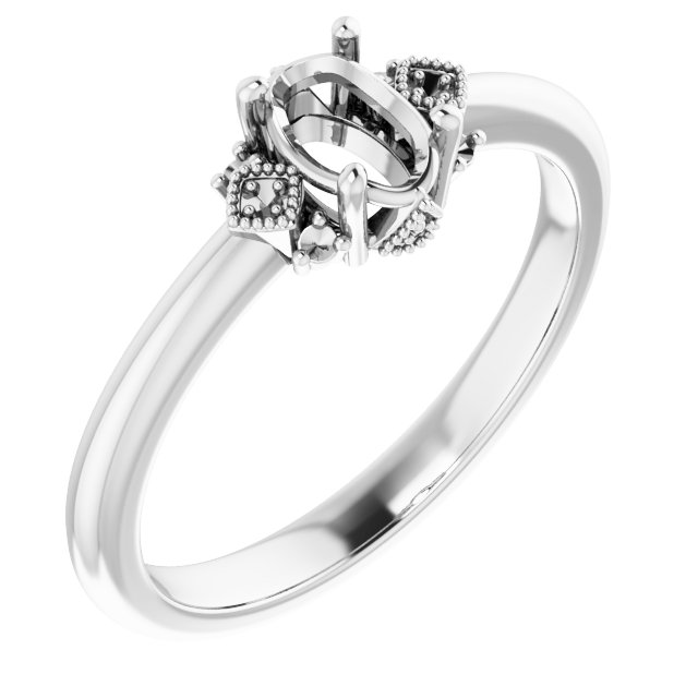 Accented Engagement Ring