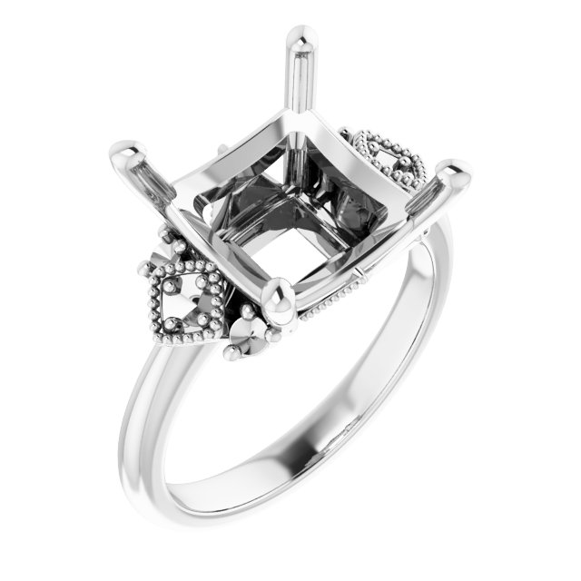 Accented Engagement Ring