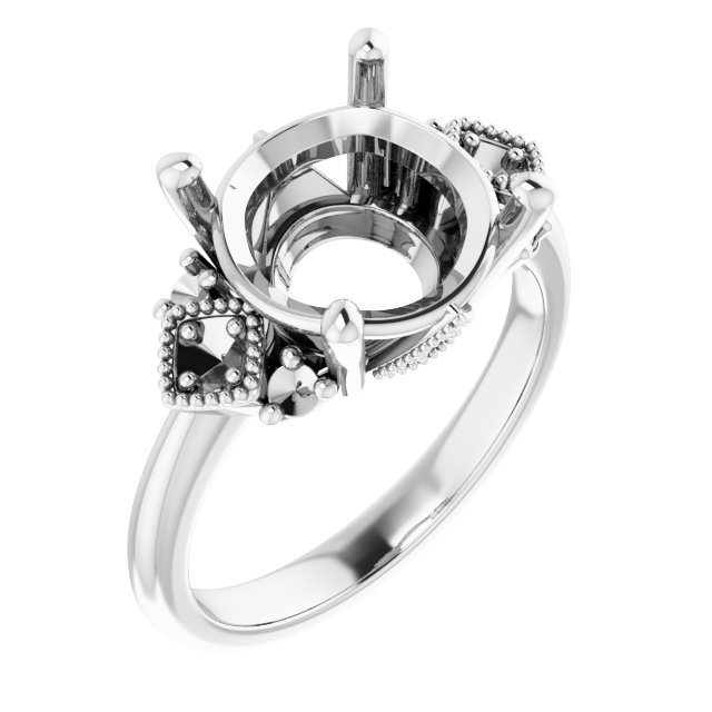 Accented Engagement Ring
