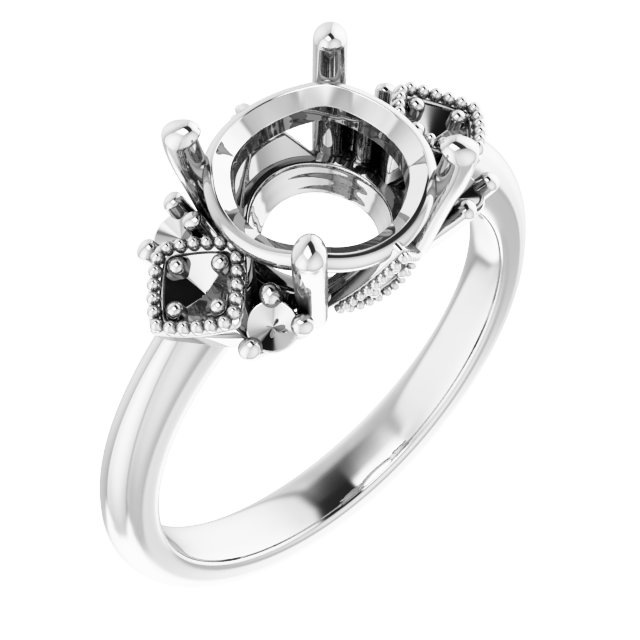 Accented Engagement Ring