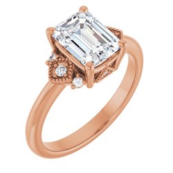 Accented Engagement Ring