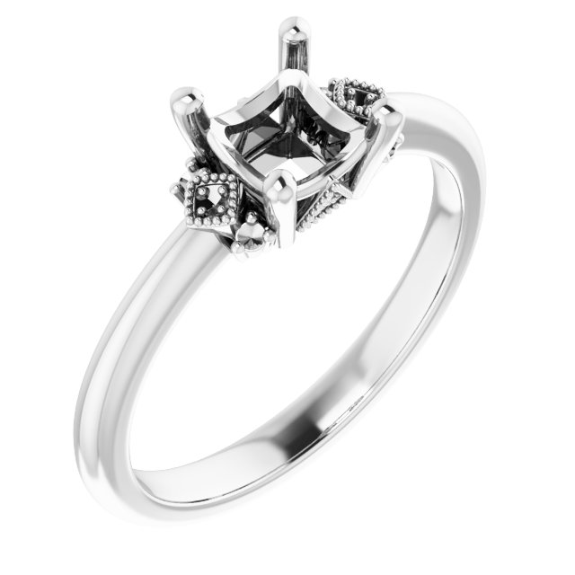 Accented Engagement Ring