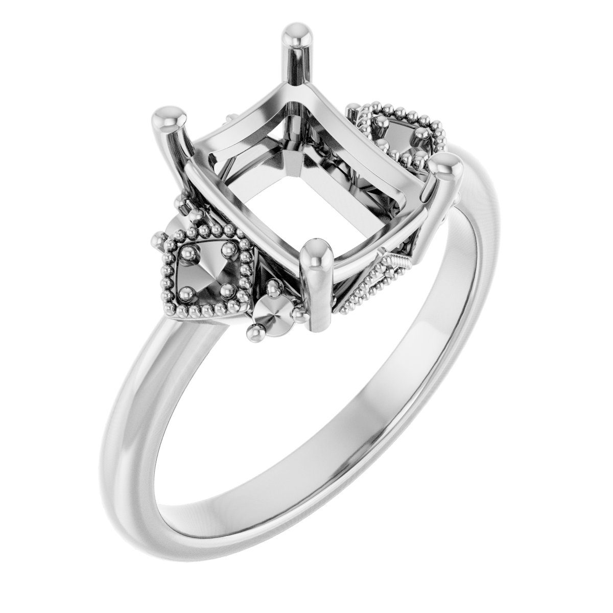 Accented Engagement Ring