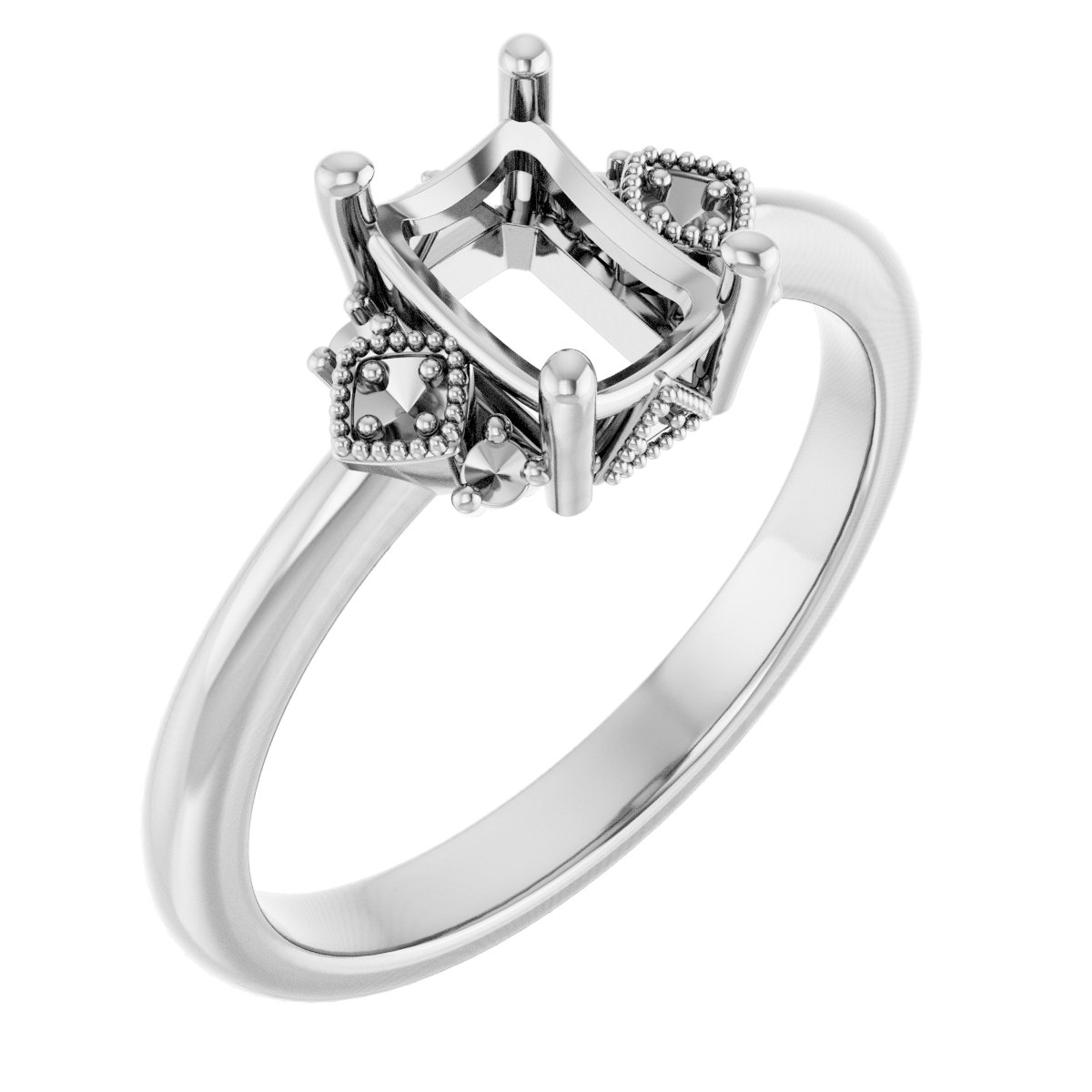 Accented Engagement Ring