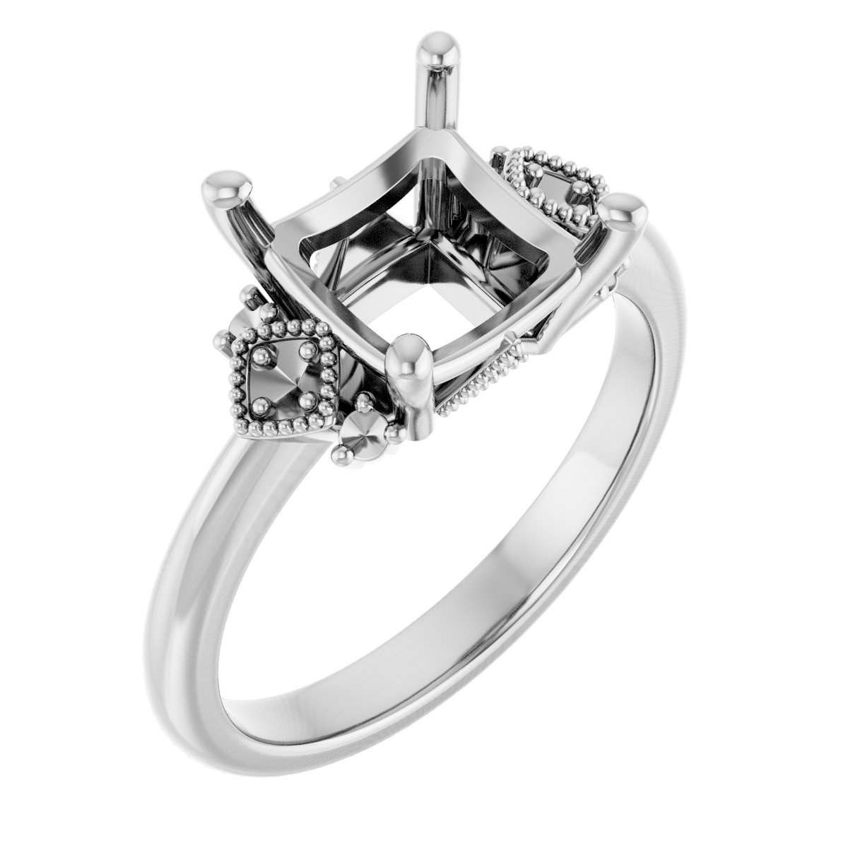 Accented Engagement Ring