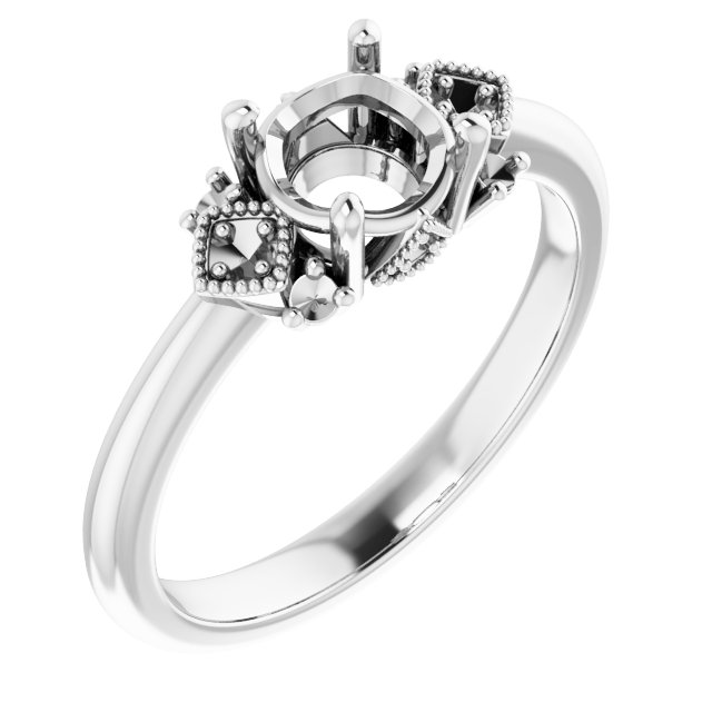 Accented Engagement Ring