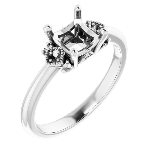 Accented Engagement Ring
