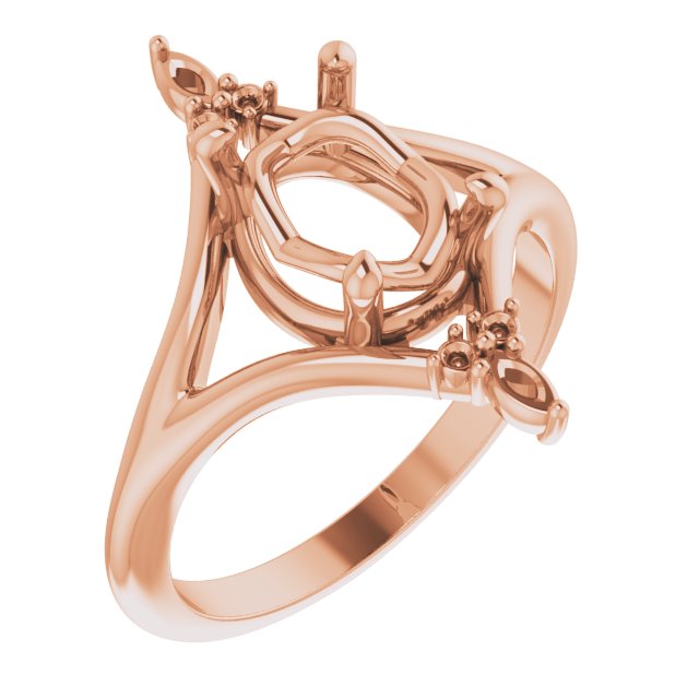 Accented Engagement Ring or Band