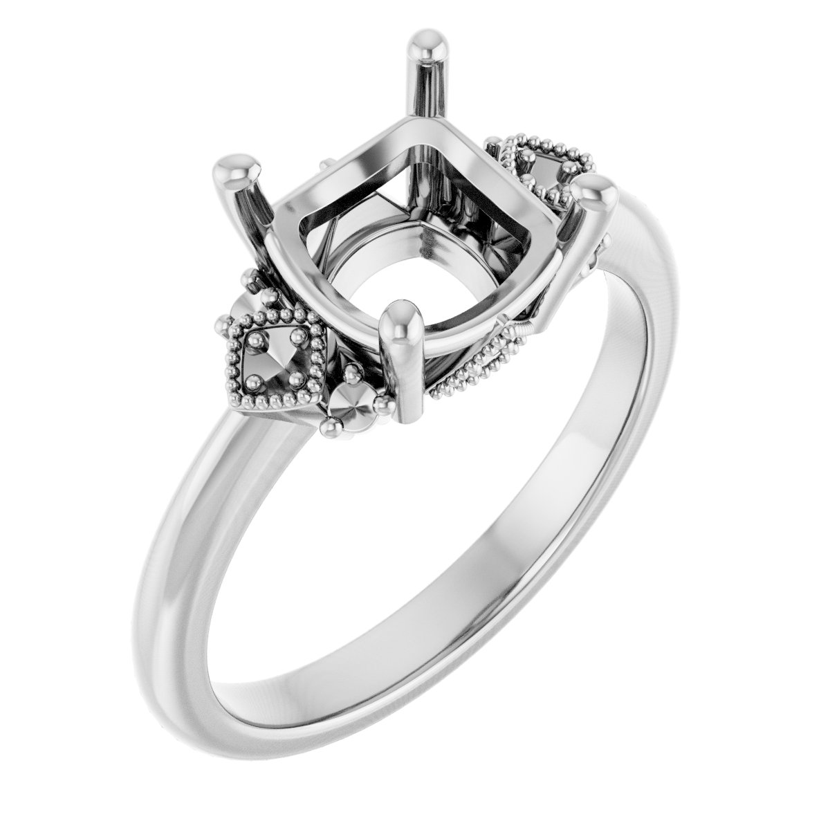 Accented Engagement Ring
