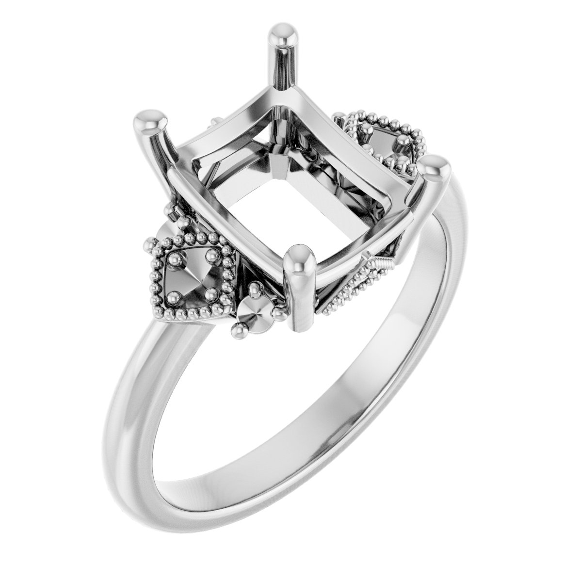 Accented Engagement Ring
