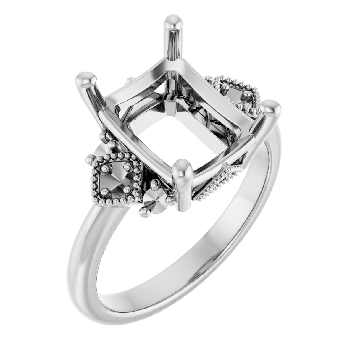 Accented Engagement Ring