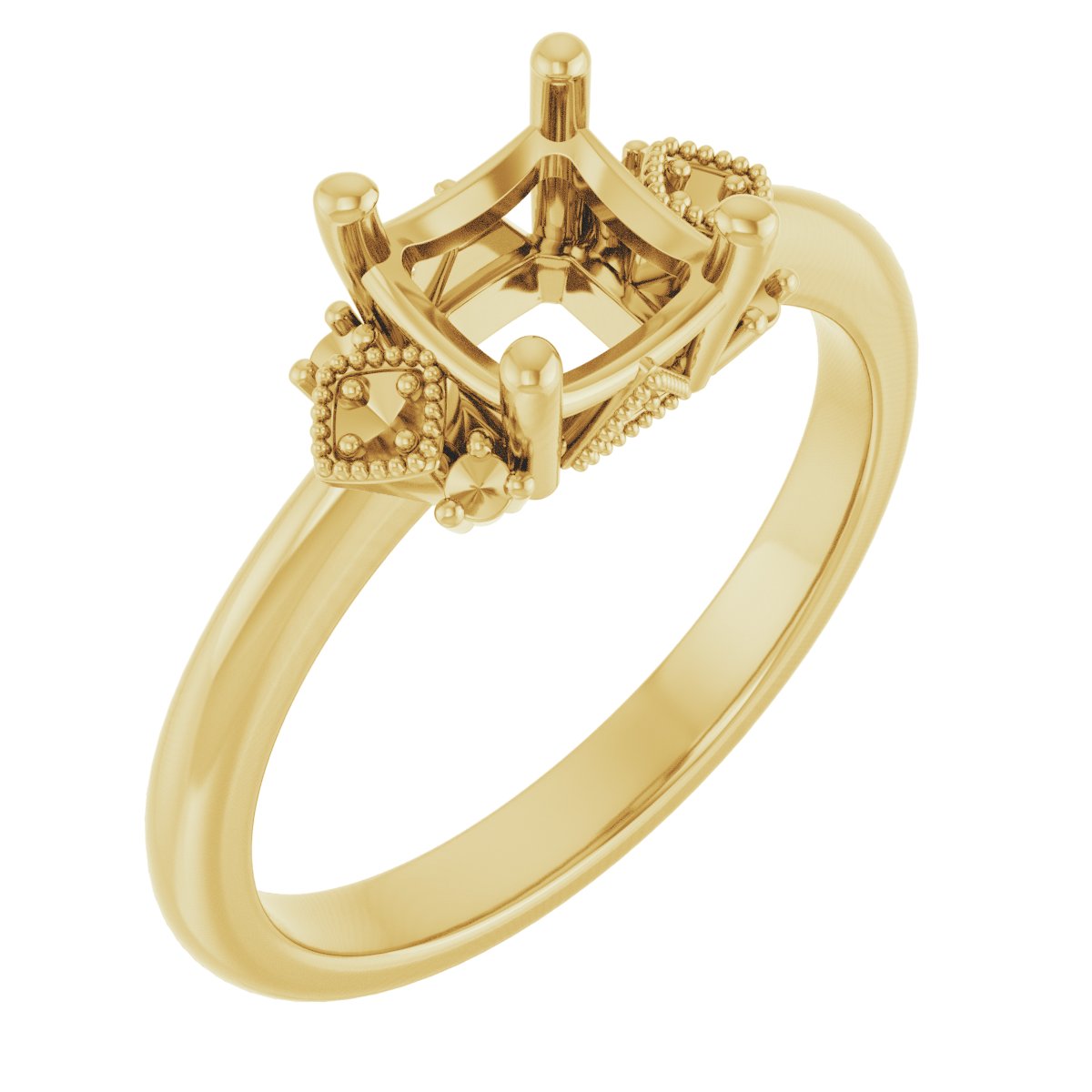 Accented Engagement Ring