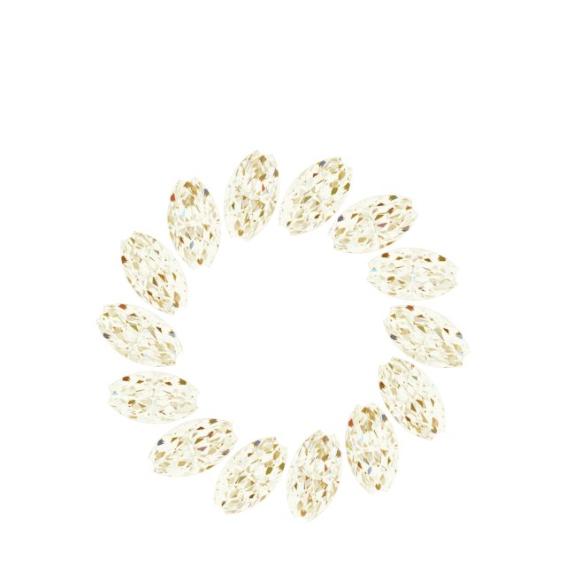 14K Yellow Natural White Sapphire & 5/8 CTW Natural Diamond Halo-Style Pendant