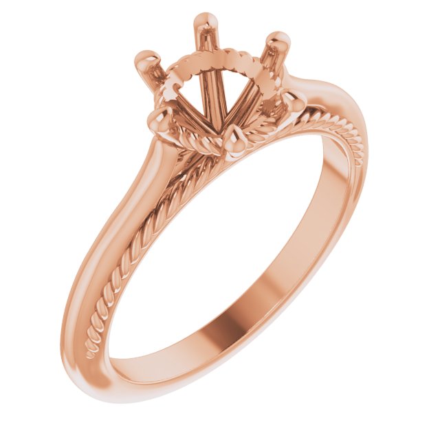 Solitaire Engagement Ring or Band