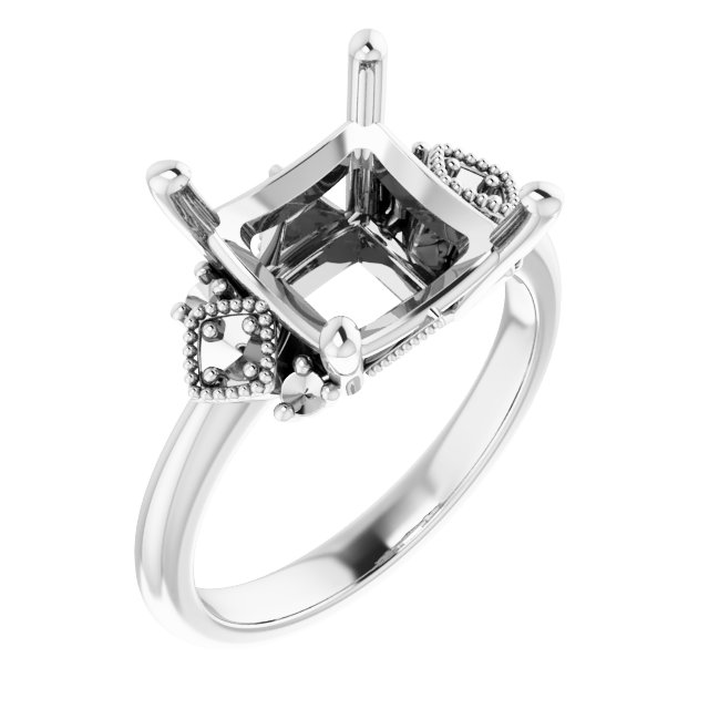 Accented Engagement Ring