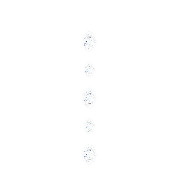 2 mm Round 1/8 CTW Lab-Grown Diamond Geometric Necklace Center view 2