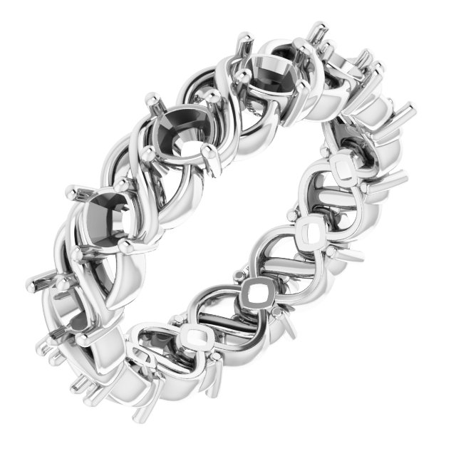 Sculptural Eternity Band