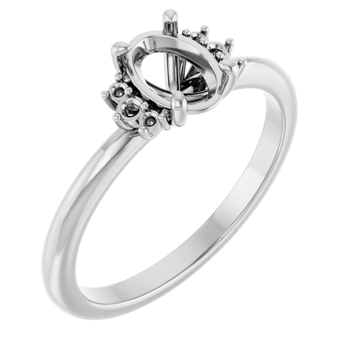 Accented Engagement Ring