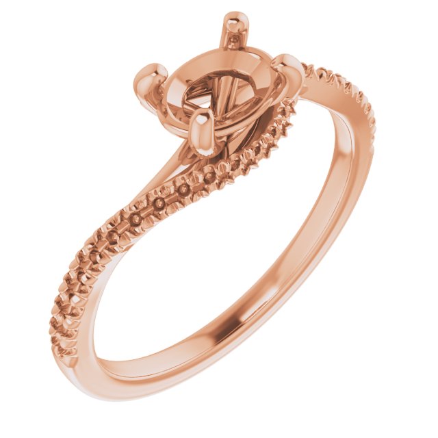 Accented Bypass Engagement Ring or Band