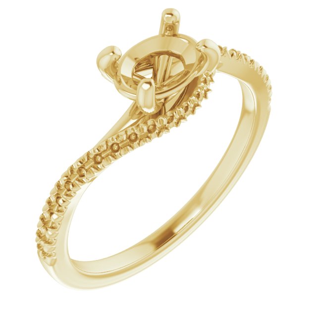 Accented Bypass Engagement Ring or Band