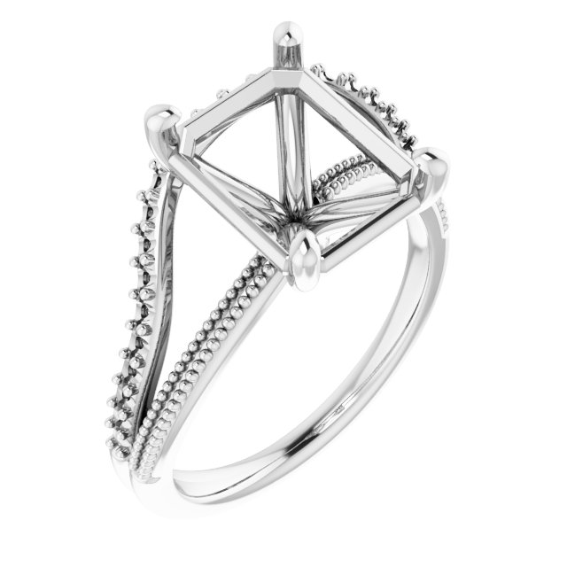 Beaded Split Shank Ring