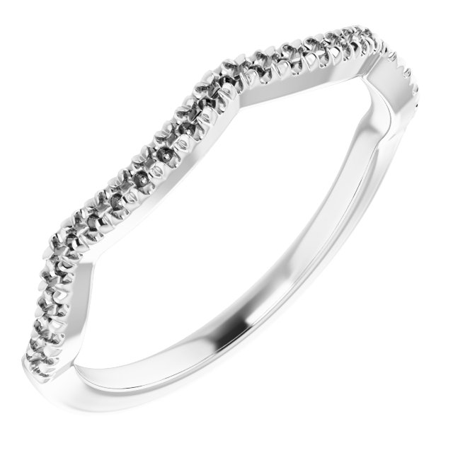 Band Mounting for 8x6 mm Pear Ring
