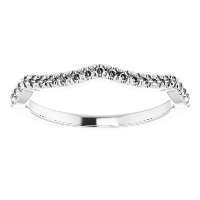 Band Mounting for 8x6 mm Pear Ring view 3