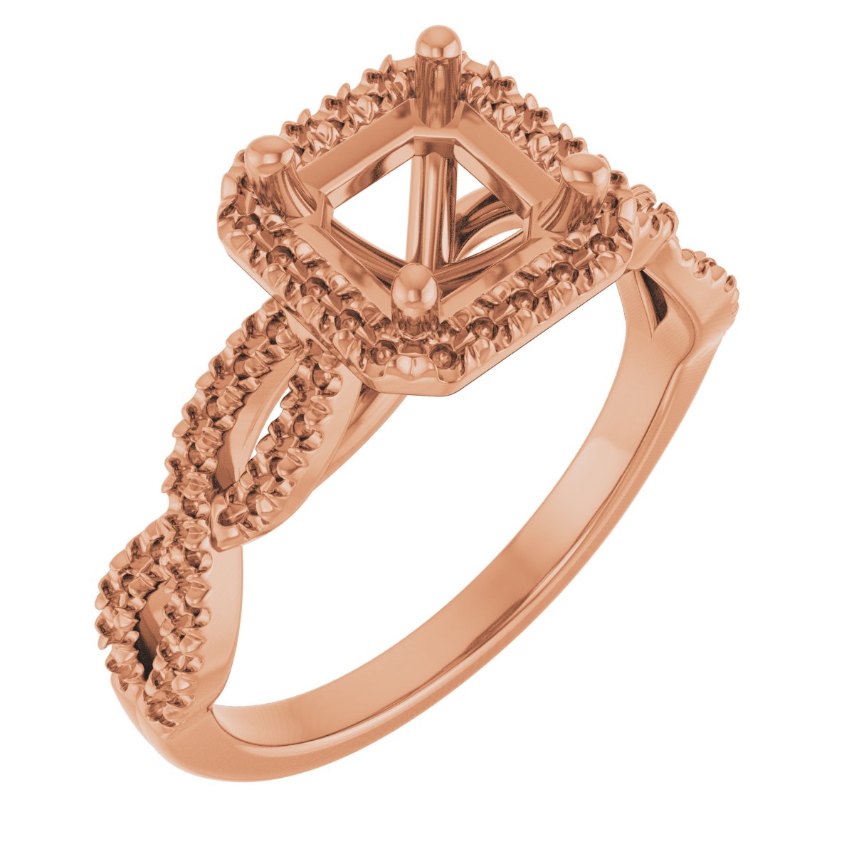 Halo-Style Infinity-Inspired Engagement Ring