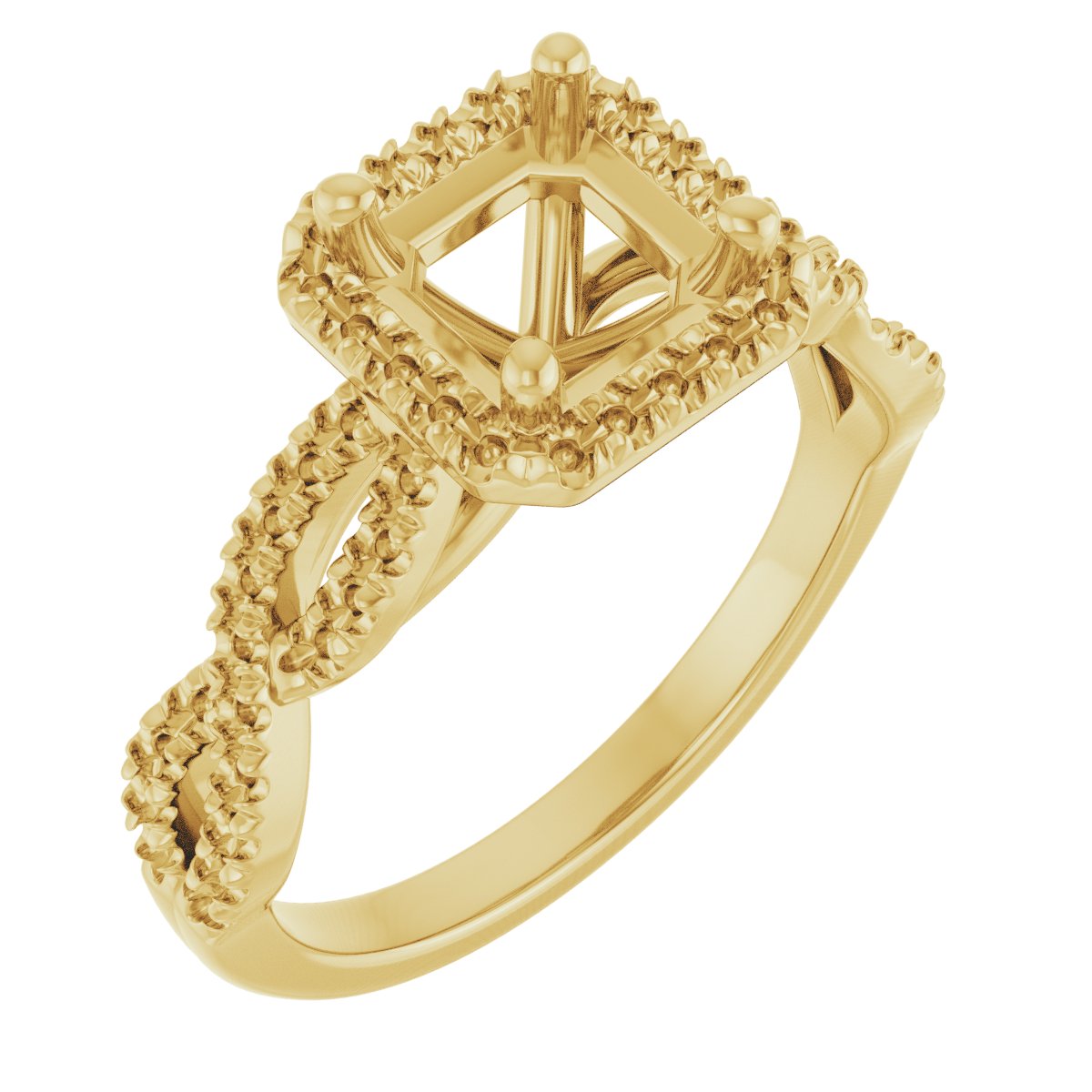 Halo-Style Infinity-Inspired Engagement Ring