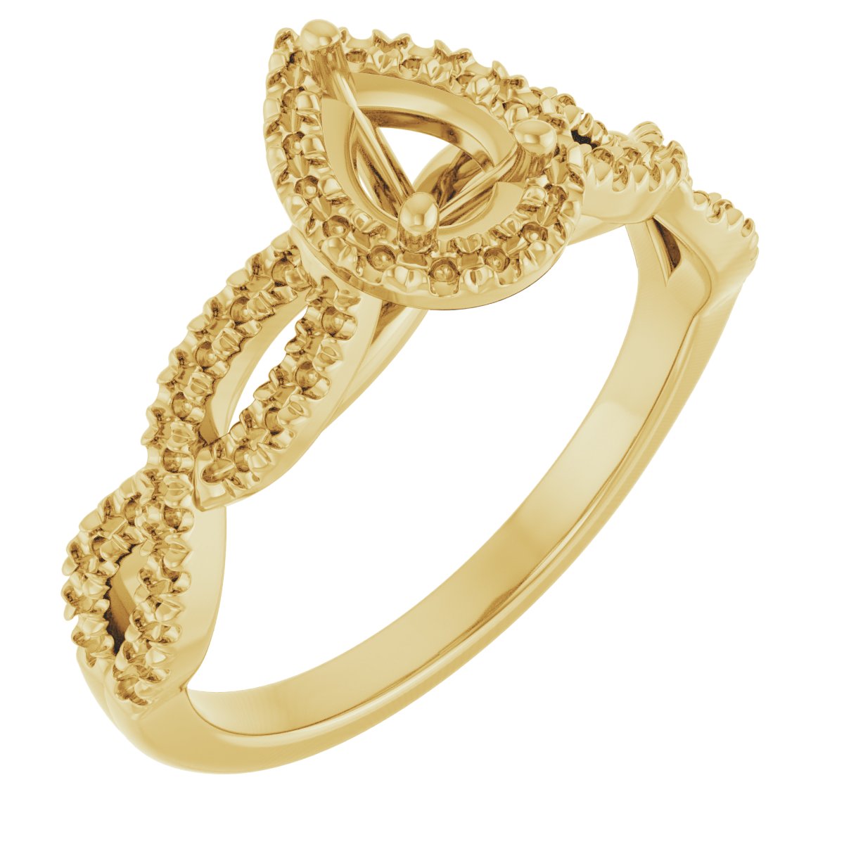 Halo-Style Infinity-Inspired Engagement Ring