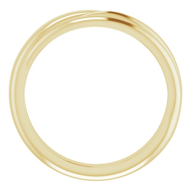 14K Yellow 5.5 mm Freeform Ring