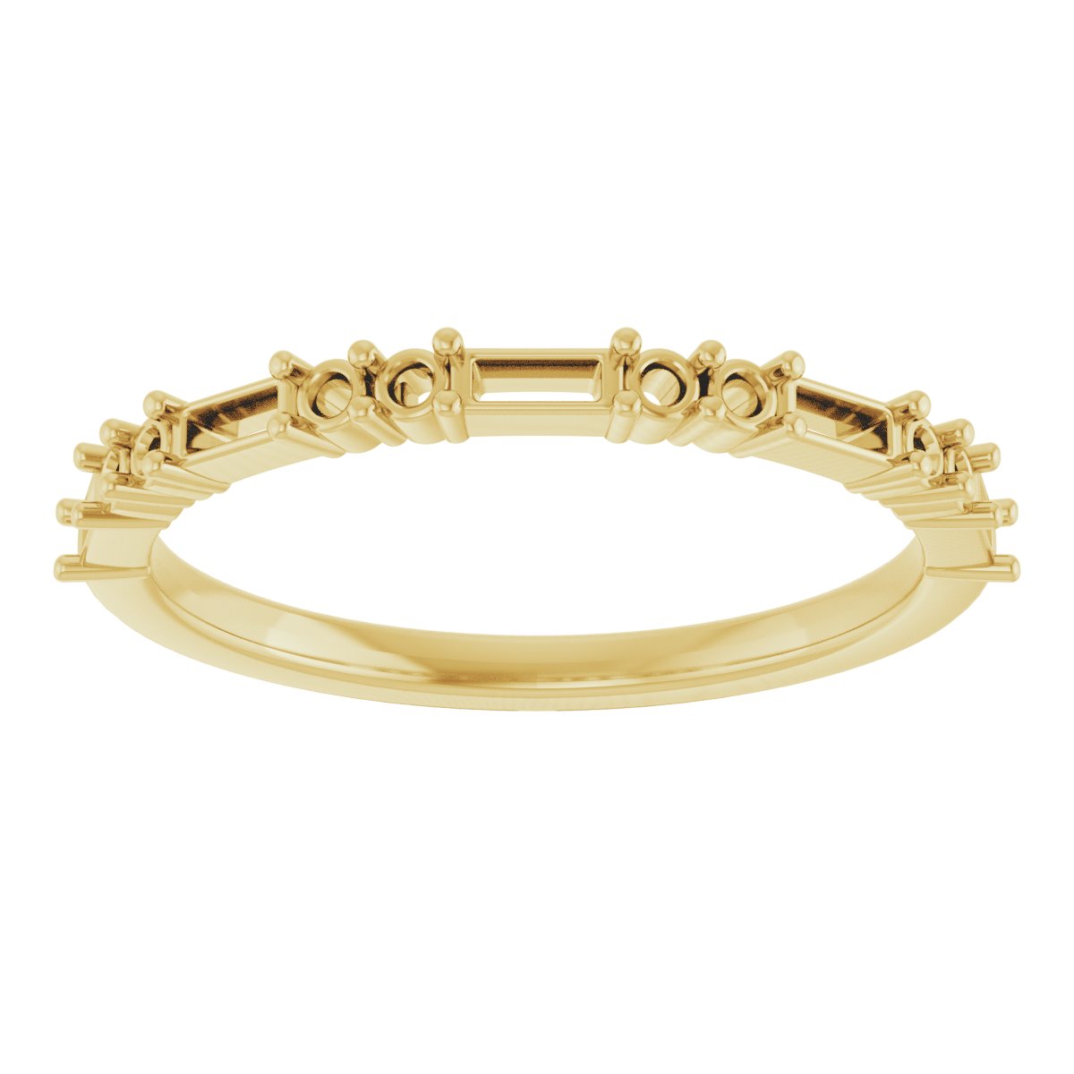 14K Yellow 3/8 CTW Diamond Anniversary Band