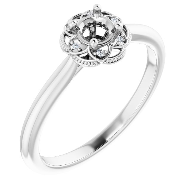 14k White Gold