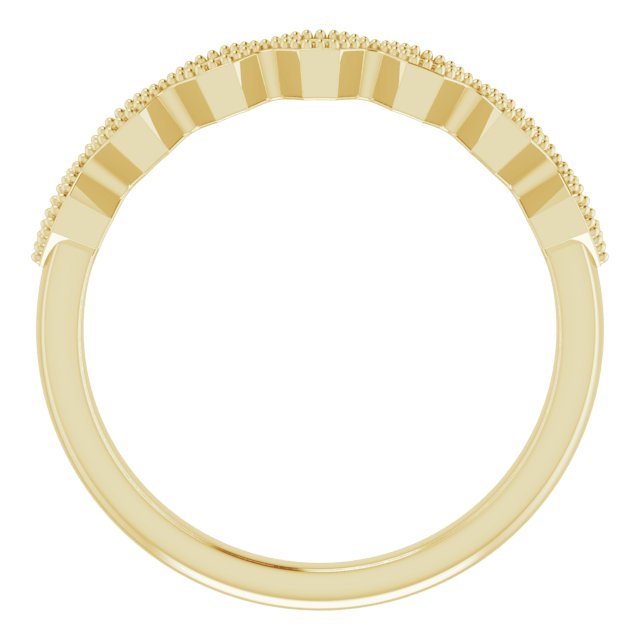 14K Yellow 1/10 CTW Natural Diamond Anniversary Band-2