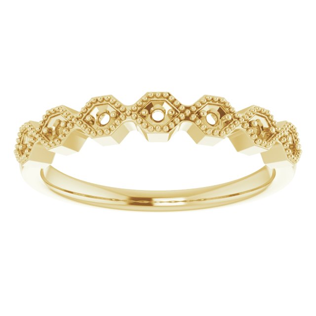 14K Yellow 1/10 CTW Natural Diamond Anniversary Band-3