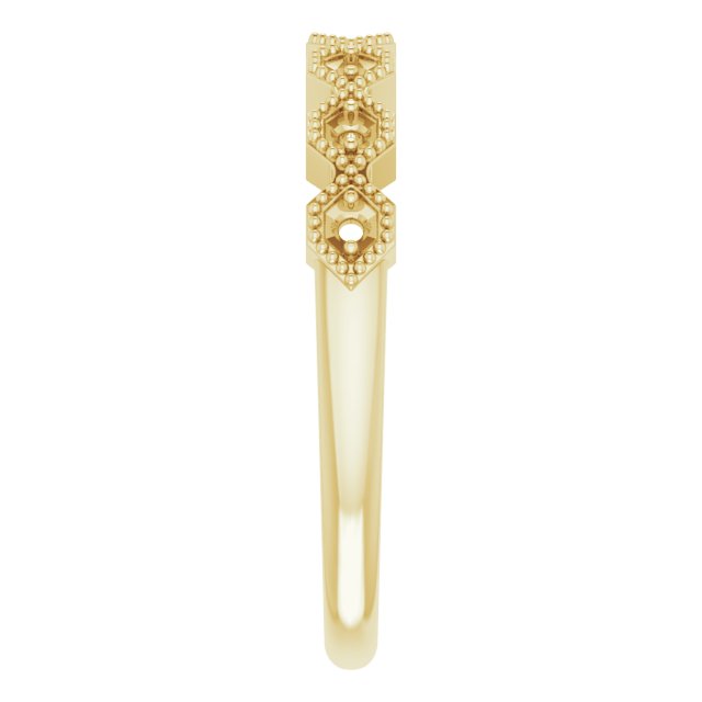 14K Yellow 1/10 CTW Natural Diamond Anniversary Band-4