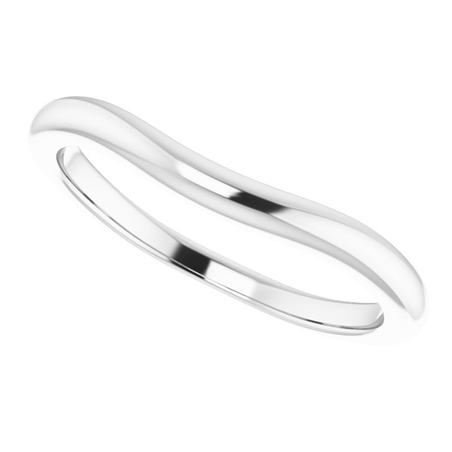 14K White Matching Band-5